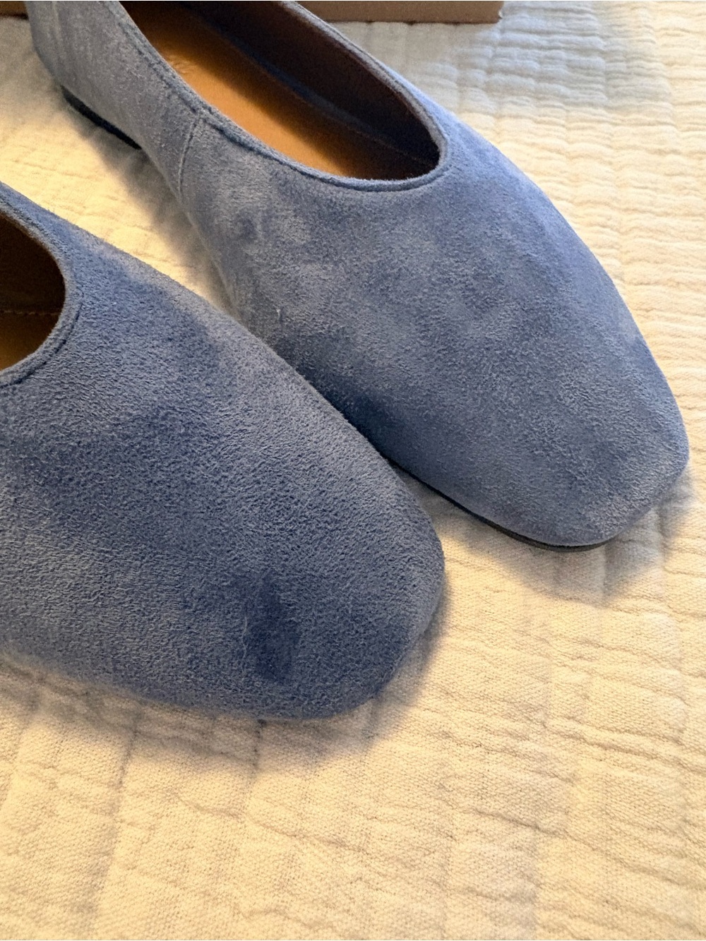 Madewell Mylie blue suede flats 7.5 - Picture 7 of 7